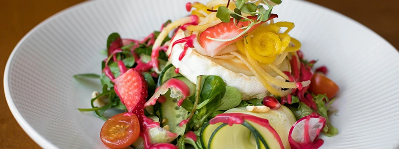 Photo culinaire d'une salade